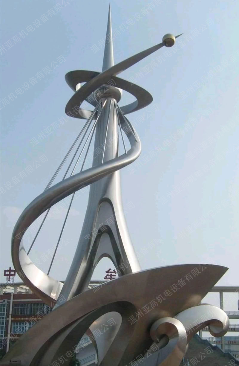 不锈钢标志性造型